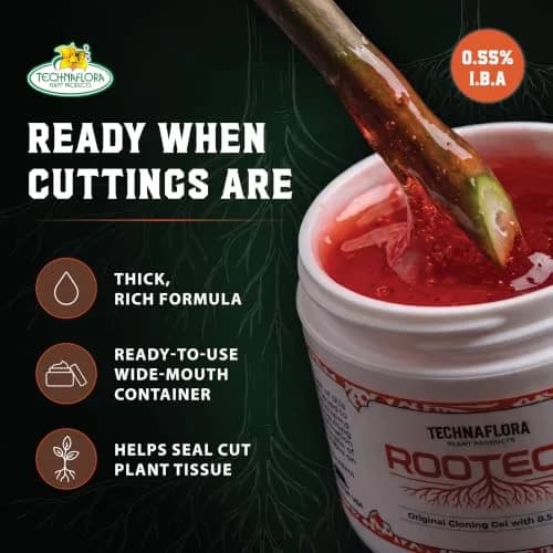 Technaflora Rootech Cloning Gel 0.55% IBA 0.25 oz | Supports Rapid Root Development thumbnail 2