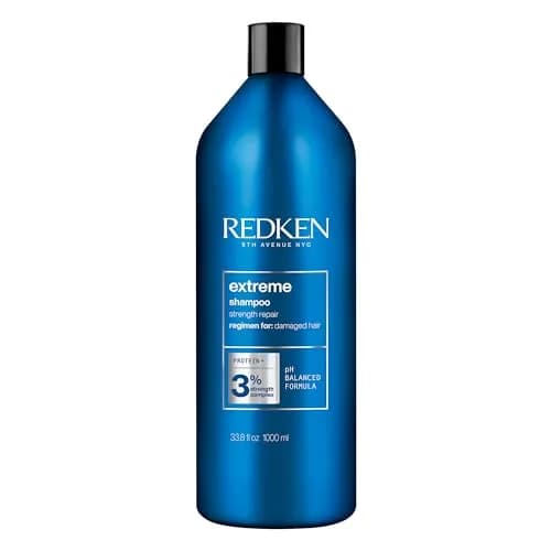 Redken Extreme Shampoo for Damaged Hair – 1000ml (33.8 Fl Oz) | Professional Strength Repair thumbnail 1