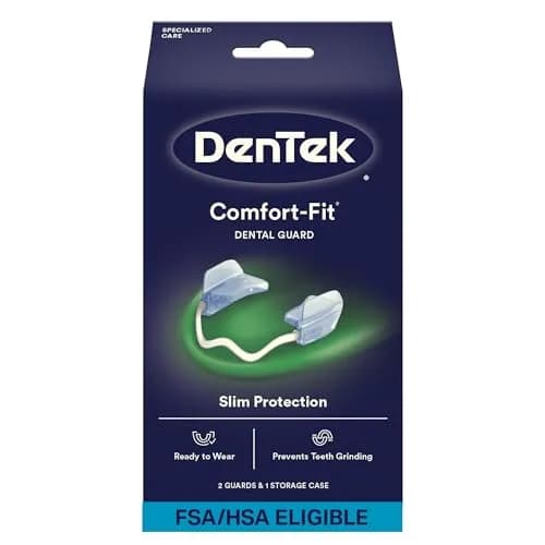 DenTek Comfort-Fit Dental Guard 2 Pack | Adjustable Night Guard for Bruxism, BPA & Latex Free, Made in USA thumbnail 1