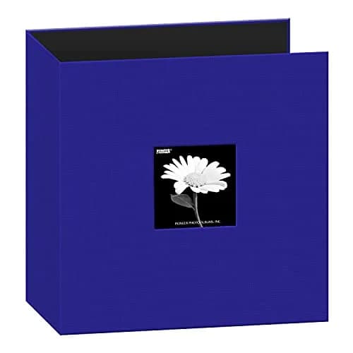 Pioneer Photo Albums 3-Ring Binder Album 8.5"x11" (21.59cm x 27.94cm) | Archival Quality Blue Fabric Cover thumbnail 1