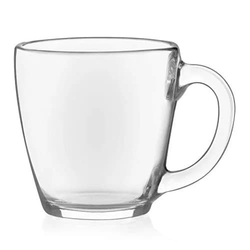 Libbey Tapered Glass Mug Set of 8 | 15.5 Oz Thick, Clear Glass Coffee Cups for Tea & Cider thumbnail 8