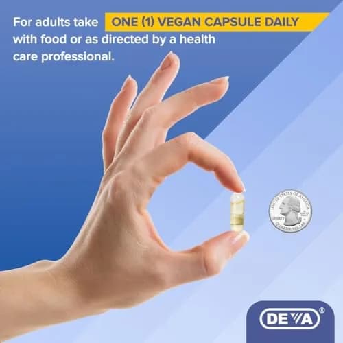 DEVA Vegan Vitamins Borage Oil 500mg | Omega-6 Fatty Acid Source, 90 Tablets thumbnail 2