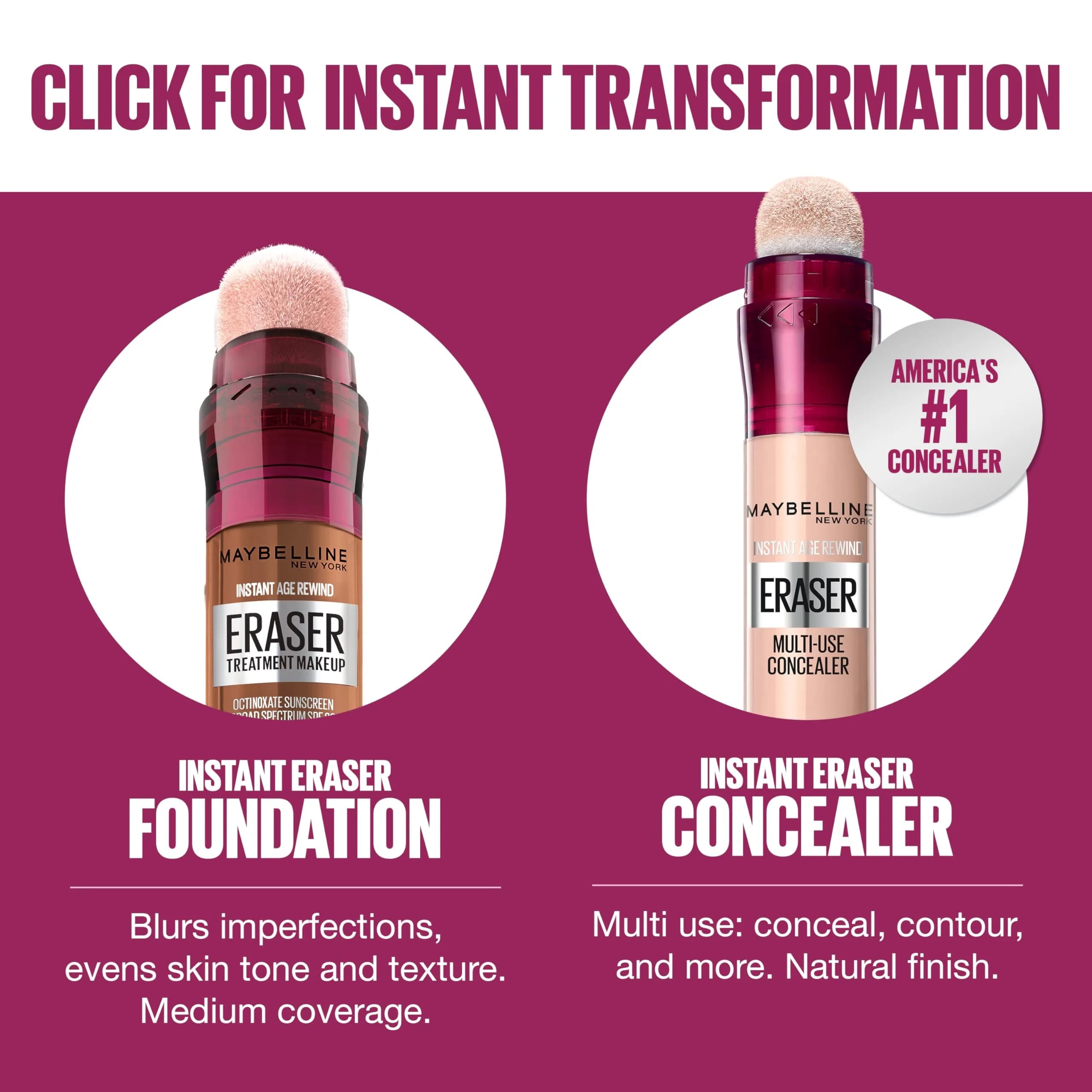 Maybelline Instant Age Rewind Eraser Foundation SPF 20, 0.68 fl oz (20 ml) | Blurs Fine Lines & Wrinkles - view 6