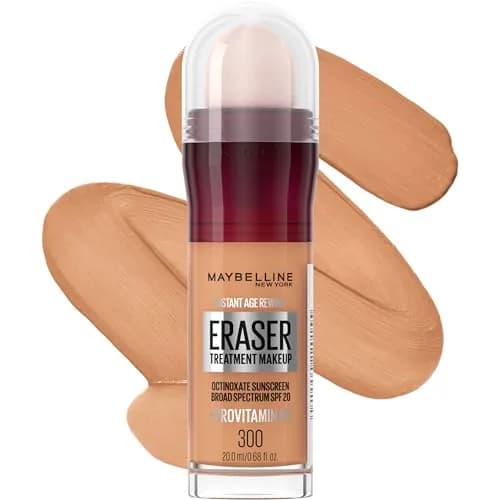 Maybelline Instant Age Rewind Eraser Foundation SPF 20, 0.68 fl oz (20 ml) | Blurs Fine Lines & Wrinkles thumbnail 1