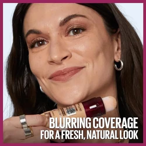 Maybelline Instant Age Rewind Eraser Treatment Foundation SPF 18 Creamy Natural 0.68 Fl Oz (20ml) | Blurs Fine Lines & Wrinkles thumbnail 7