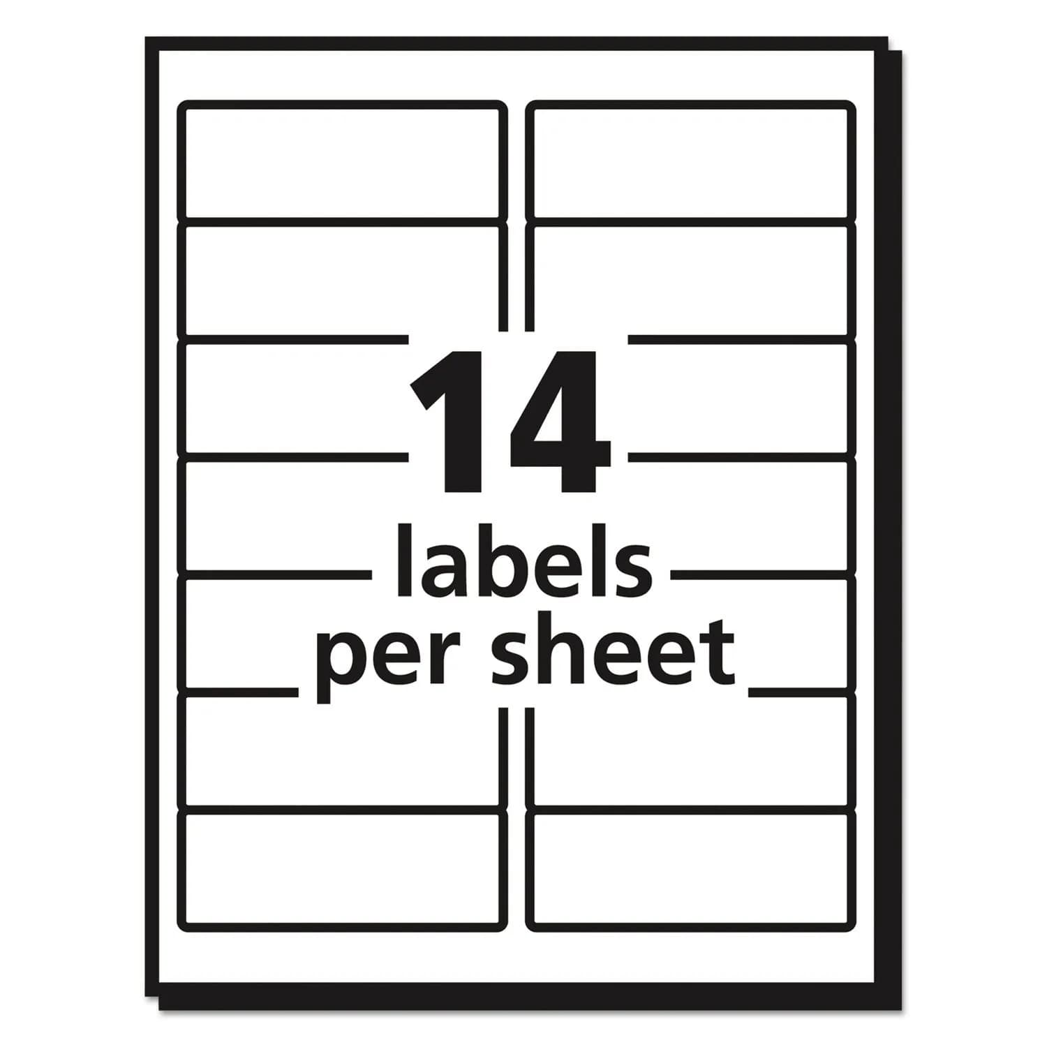 Avery Easy Peel Address Labels for Inkjet Printers, White, 350 Labels | Professional Grade Labels - view 4