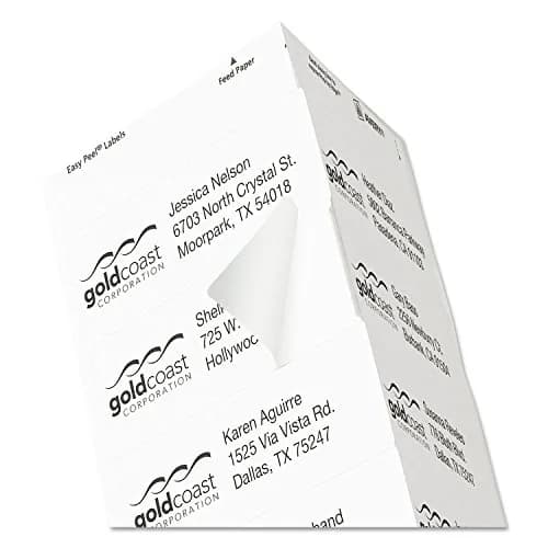 Avery Easy Peel Address Labels for Inkjet Printers, White, 350 Labels | Professional Grade Labels thumbnail 2