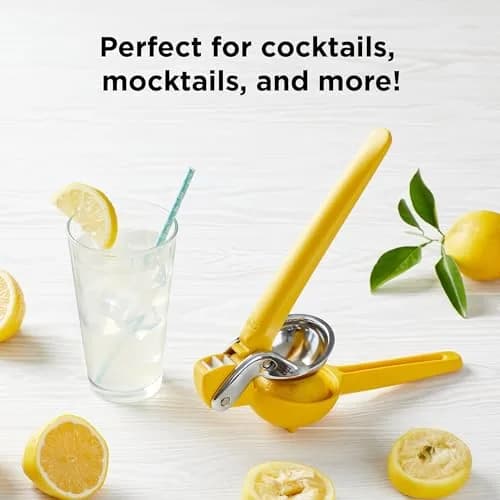 Chef'n FreshForce Lemon Squeezer Citrus Juicer, Manual Hand Press with Dual-Gear Power for Maximum Juice Extraction, Durable, Yellow | Effortless Juicing thumbnail 5