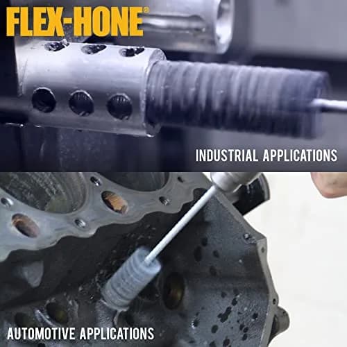 Flex-Hone 3" (76.2mm) Diameter, 180 Grit, Silicon Carbide | Self-Centering Honing Tool for Steel & Cast Iron thumbnail 3