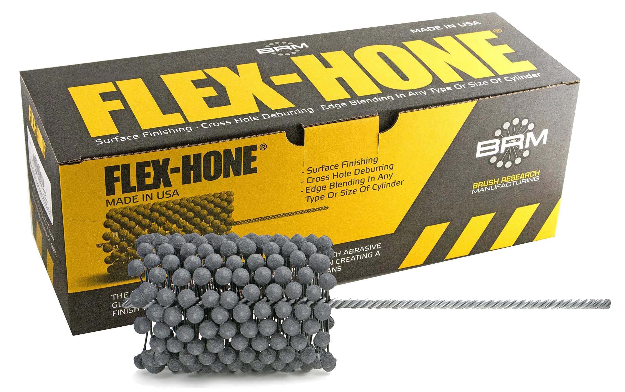 Flex-Hone GBD31212 3-1/2" (89mm) Diameter | Silicon Carbide, 120 Grit, For Mild Steel & Cast Iron - main product image
