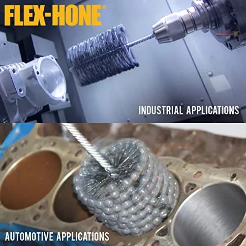 Flex-Hone GBD31212 3-1/2" (89mm) Diameter | Silicon Carbide, 120 Grit, For Mild Steel & Cast Iron thumbnail 3
