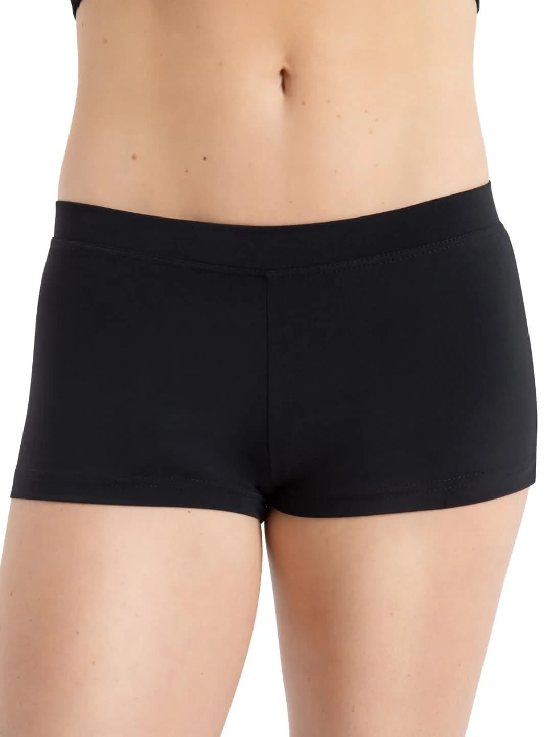 Capezio Women's Low Rise Boy Cut Short 1 1/4" Nylon Dance Shorts for Women - main product image