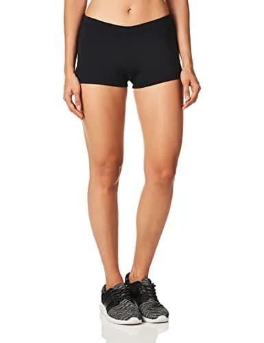 Capezio Women's Low Rise Boy Cut Short 1 1/4" Nylon Dance Shorts for Women thumbnail 4