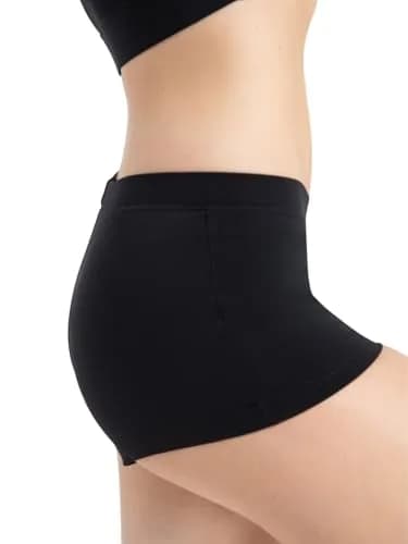 Capezio Women's Low Rise Boy Cut Short 1 1/4" Nylon Dance Shorts for Women thumbnail 2