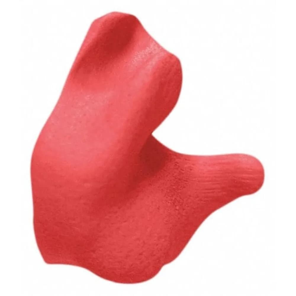 Radians CEP001-R Custom Molded Earplugs 1 Pair | Made in USA, NRR 26 dB, Easy DIY Kit, Red — Red