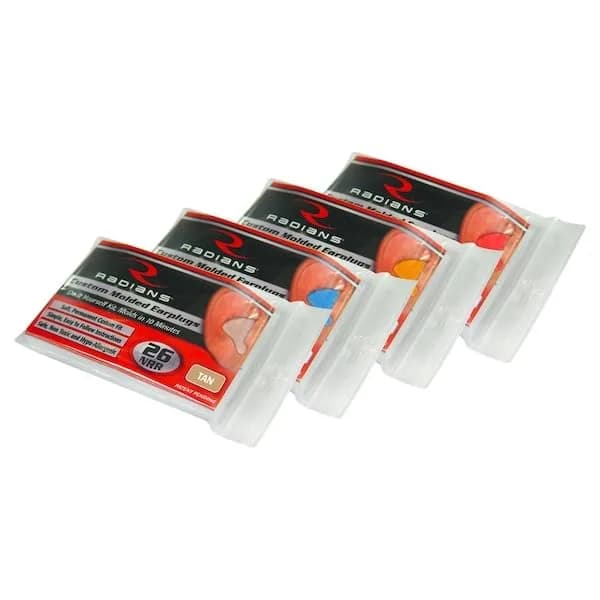 Radians CEP001-R Custom Molded Earplugs 1 Pair | Made in USA, NRR 26 dB, Easy DIY Kit, Red thumbnail 3