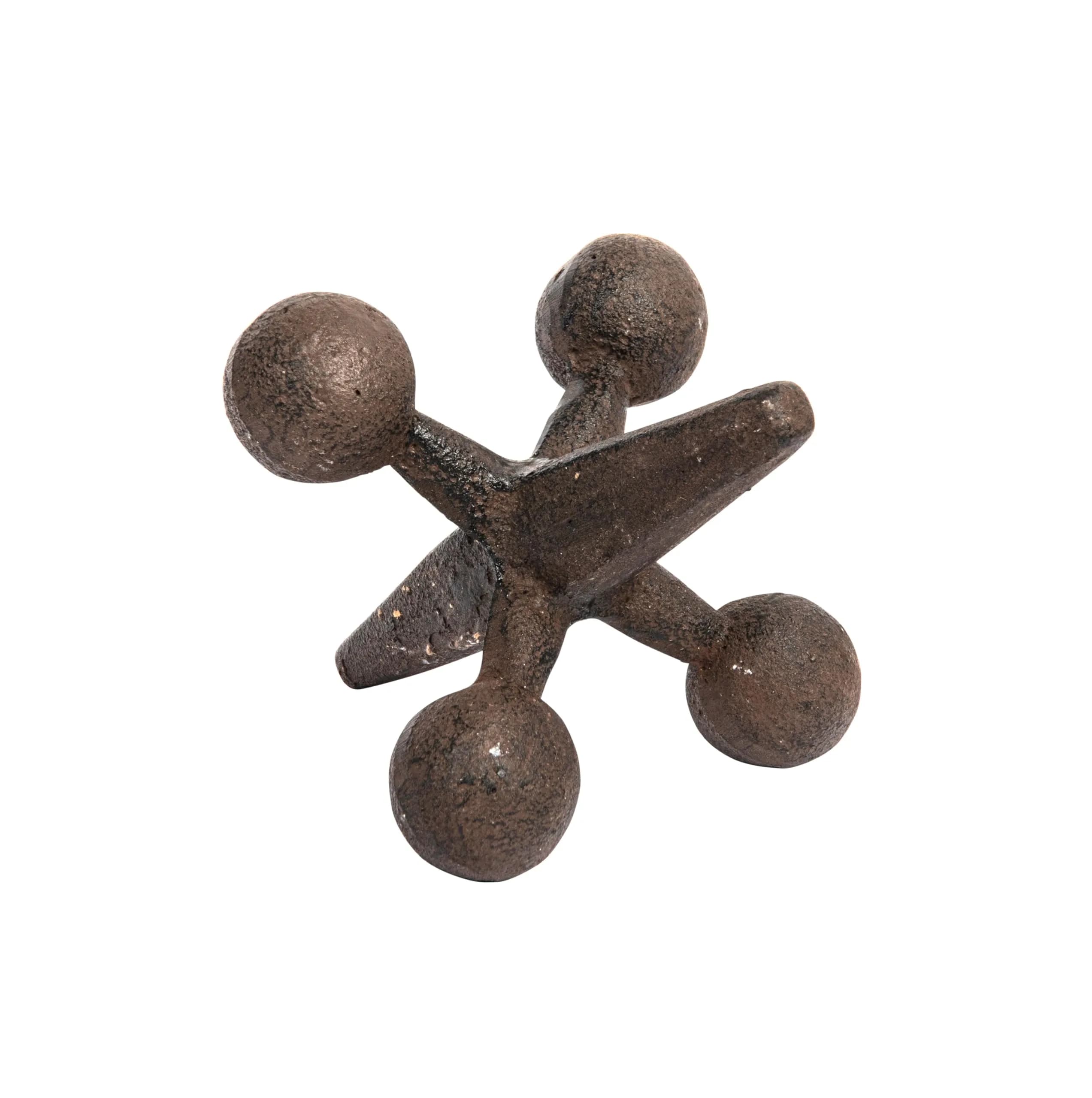 Creative Co-Op Retro Decorative Cast Iron Jack Figurine 15.24cm (6") | Heavy Duty Home Accent