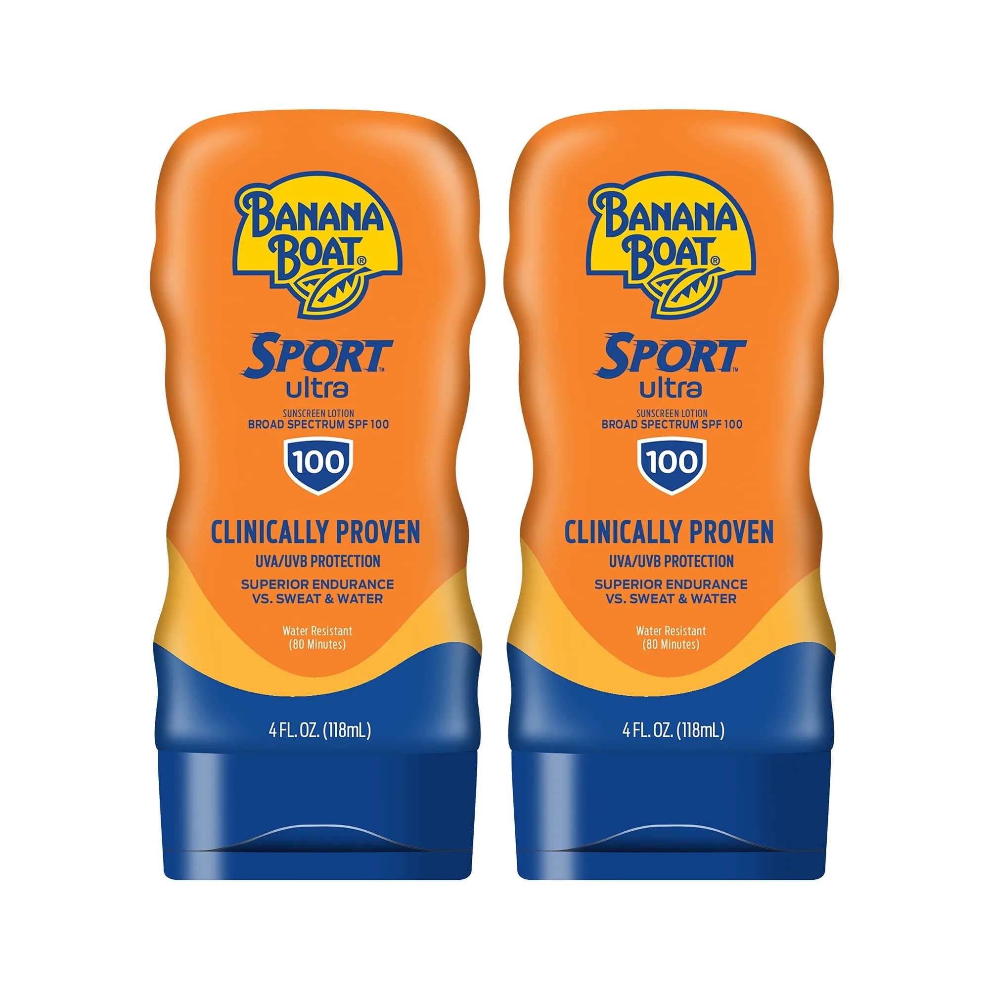 Banana Boat Sport SPF 100 Sunscreen Lotion 4 oz | Water & Sweat Resistant