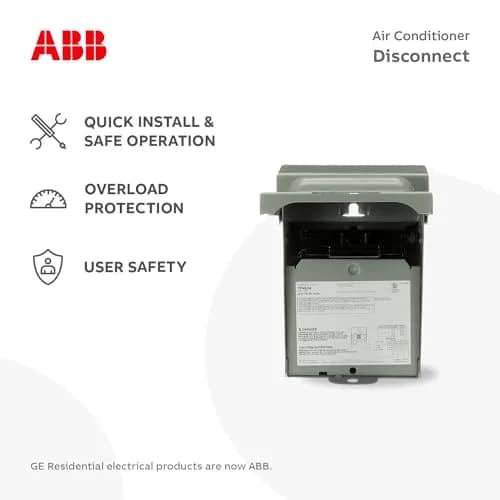 ABB TFN60RCP Weatherproof AC Disconnect Switch 60A 240V | Non-Fusible, 1 Phase, 10kAIC thumbnail 2