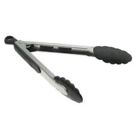 OXO Good Grips 9-Inch Locking Tongs with Nylon Heads (Pack of 3) | Heat-Resistant Up to 400°F