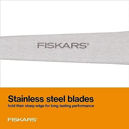 Fiskars 8" SoftGrip Everyday All Purpose Scissors, Grey | Precision Stainless Steel Blades thumbnail 3