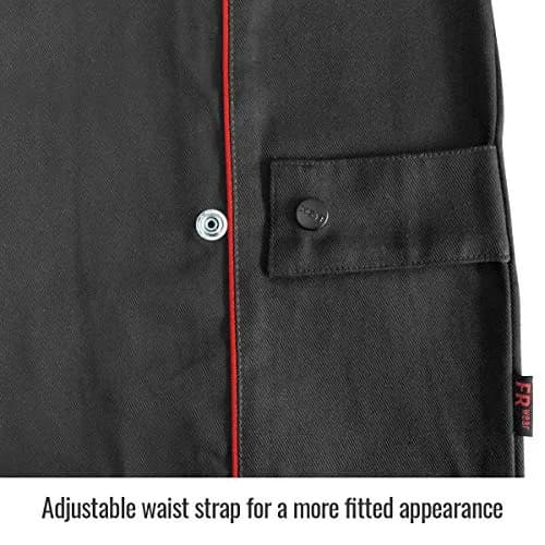 Revco BX9C-XL BSX Black/Red Stryker FR Welding Jackets X-Large | Fire-Retardant Cotton, Racing Collar, Dual Pockets thumbnail 4