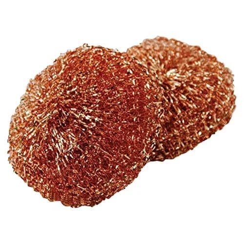 Libman Copper Scrubbers Pack of 2 | Rust-Free Copper Fibers for Tough Messes thumbnail 2