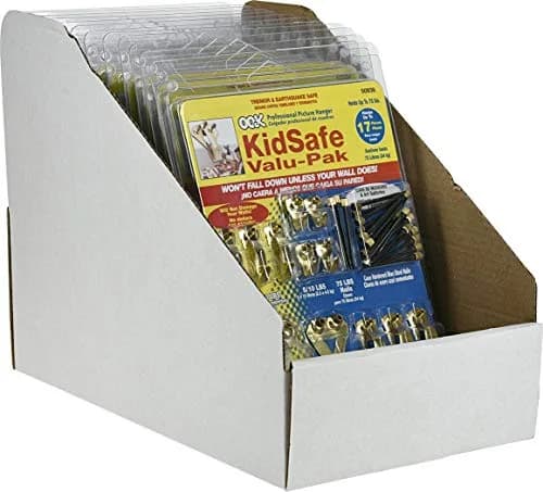 OOK Picture Hangers Value Pack 17-Piece Set | Brass Finish, 10-75lb Capacity Hooks thumbnail 8