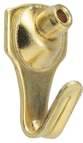 OOK Picture Hangers Value Pack 17-Piece Set | Brass Finish, 10-75lb Capacity Hooks thumbnail 3