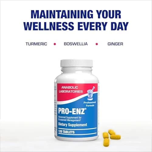 Pro ENZ Joint Support Supplement - Clinical Formula Turmeric Boswellia for Joint & Cartilage Mobility (120 Servings) thumbnail 7