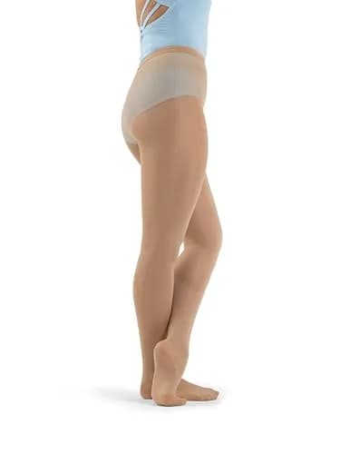 Capezio Hold & Stretch Footed Tight Large | Seamless, Supportive Dancewear (70-120 chars) thumbnail 2