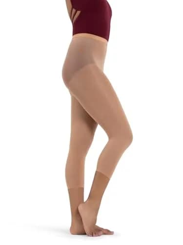 Capezio Women's Hold & Stretch Footless Tight Large | Long-lasting support & support for dancers thumbnail 4