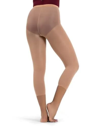 Capezio Women's Hold & Stretch Footless Tight Large | Long-lasting support & support for dancers thumbnail 2