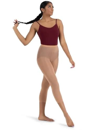 Capezio Hold & Stretch® Footless Tight, Suntan, X-Large | Long-Lasting Support & Flexibility thumbnail 5