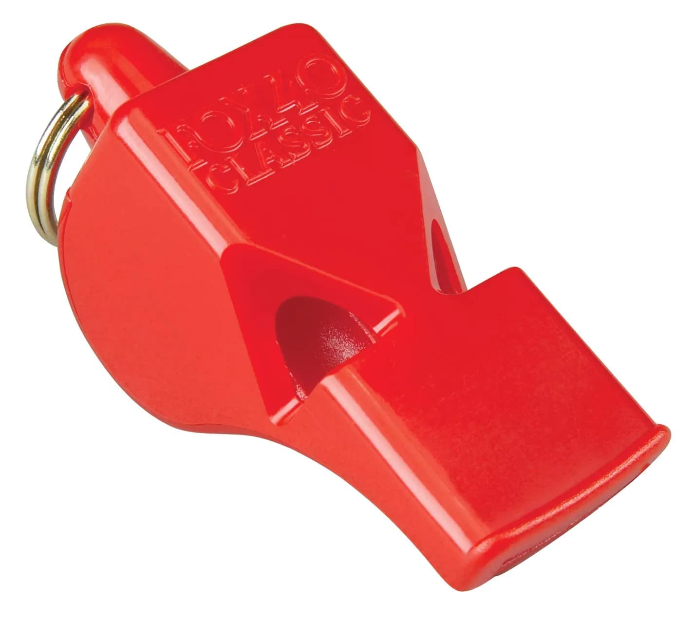 Fox 40 Classic Safety Whistle, Red | Loud, Pealess, 3-Chamber Design for Rescue & Sports - main product image