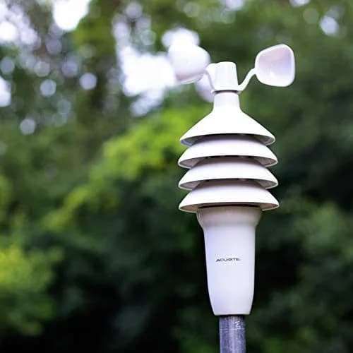 AcuRite 00634A3 Wireless Weather Station with Wind Sensor, Black 1.27 kg (2.78 lb) | Accurate Local Forecasting thumbnail 2