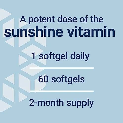 Life Extension Vitamin D3 175 mcg (7000 IU) | Bone & Immune Support, 60 Softgels thumbnail 5