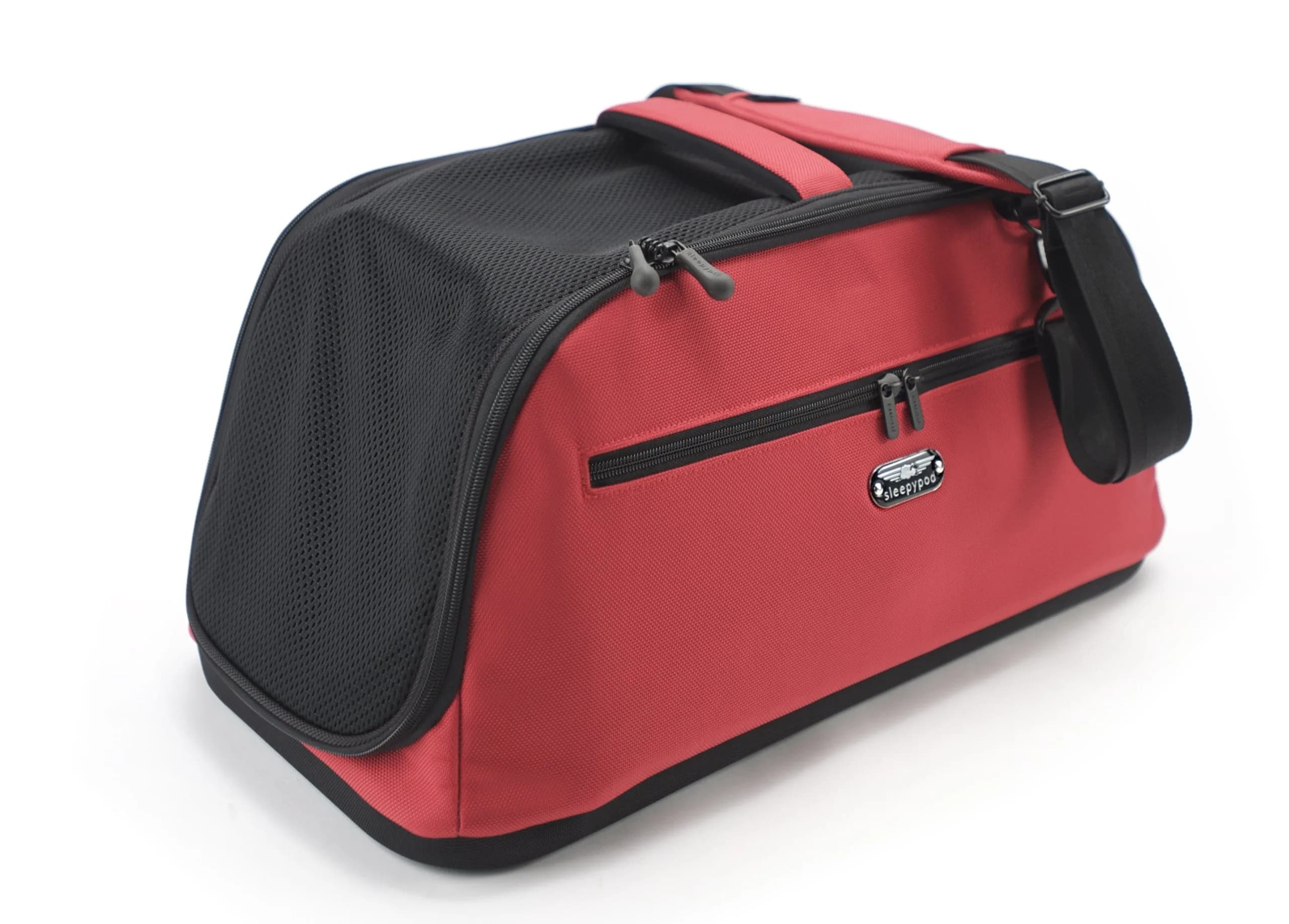 Sleepypod Air Airline Approved Cat Dog Carrier Crash Tested Red | In-Cabin Pet Travel Bed