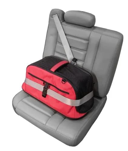 Sleepypod Air Airline Approved Cat Dog Carrier Crash Tested Red | In-Cabin Pet Travel Bed thumbnail 6