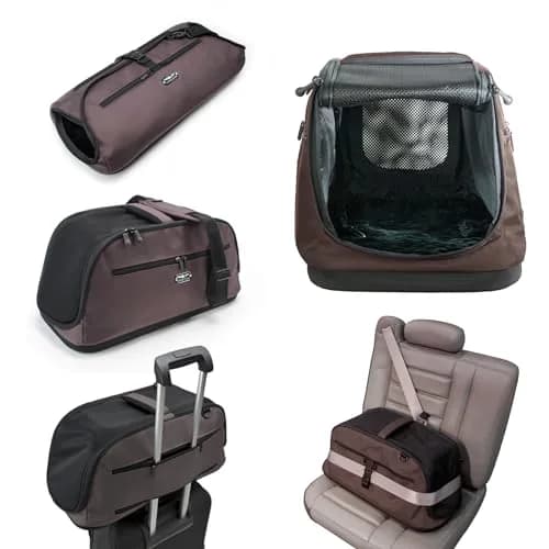 Sleepypod® Air Airline Approved Pet Carrier, Crash Tested, Dark Chocolate | In-Cabin Travel Bed & Car Seat thumbnail 2