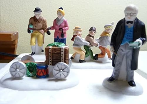Department 56 Dickens Village Series Nicholas Nickleby Characters #59293 Set of 4 Figurines | Handpainted Porcelain thumbnail 3