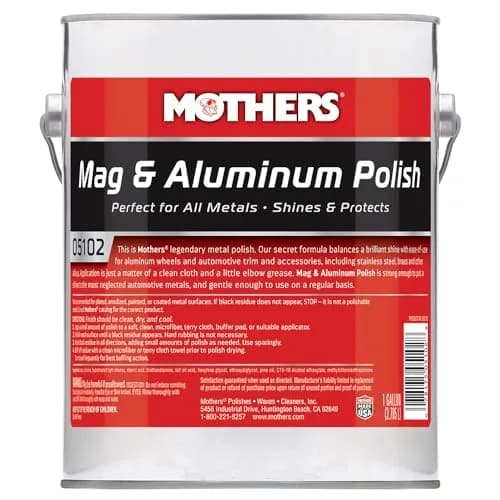 Mothers Mag & Aluminum Polish 3.78 L (128 oz.) | Restores Dull & Neglected Metals thumbnail 1