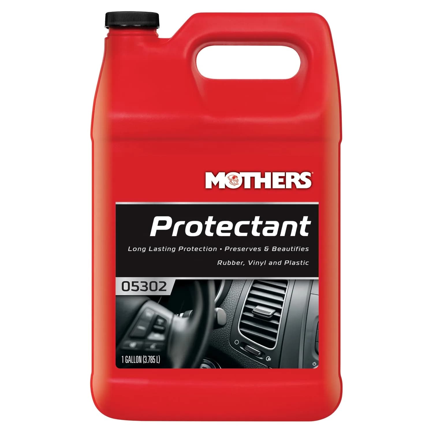Mothers Protectant 1 Gallon (3.78 L) | Long-Lasting UV Protection for Rubber, Vinyl & Plastic - main product image