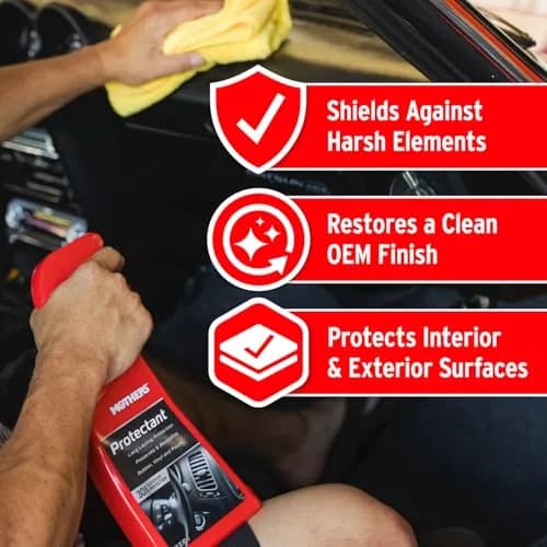 Mothers Protectant 1 Gallon (3.78 L) | Long-Lasting UV Protection for Rubber, Vinyl & Plastic thumbnail 3