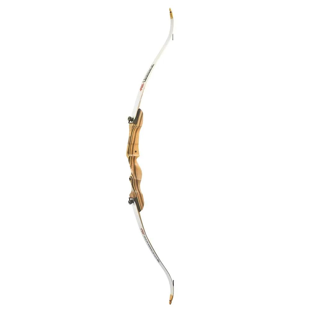 PSE ARCHERY Razorback Traditional Takedown Recurve Bow 62"- 30 | Beginner-Friendly, Handcrafted from Walnut & Maple