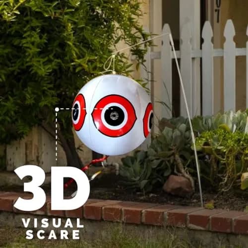 Bird-X Scare-Eye Balloon Predator 3D Eye Balloons 15" Inflated (Pack of 1) thumbnail 4