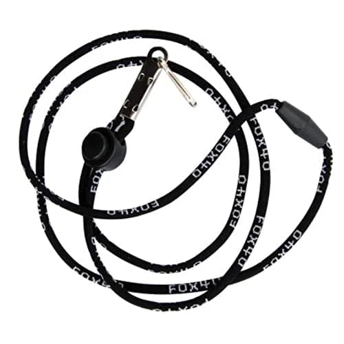 Fox 40 Sonik Blast CMG Whistle with Break Away Lanyard (Black) | Loud 120+ dB Signaling Device for Crowd & Rescue thumbnail 3