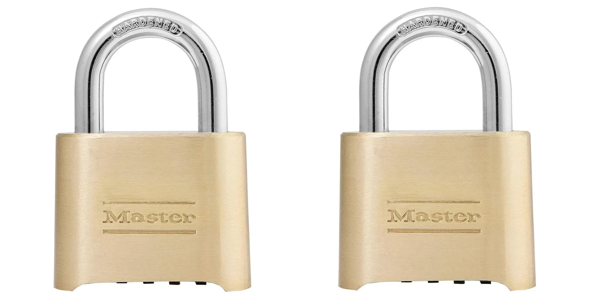 Master Lock 175D Resettable Combination Padlock 2" (51mm) Body, 1" (25mm) Shackle Clearance | 4-Digit Dial Lock for Gym, Gate, Shed - main product image