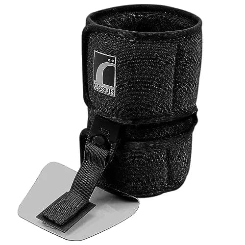 Ossur Foot-Up Drop Foot Brace | Ankle-Foot Orthosis for Drop Foot Support | Lightweight, Adjustable Wrap for All-Day Comfort | Breathable Material for All Day Walking (Black, Large) thumbnail 1