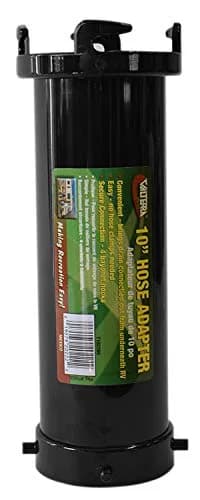 Valterra 10" Sewer Drain Extension Hose Adapter with Seal, Black | Connects RV Waste Outlets Securely thumbnail 1